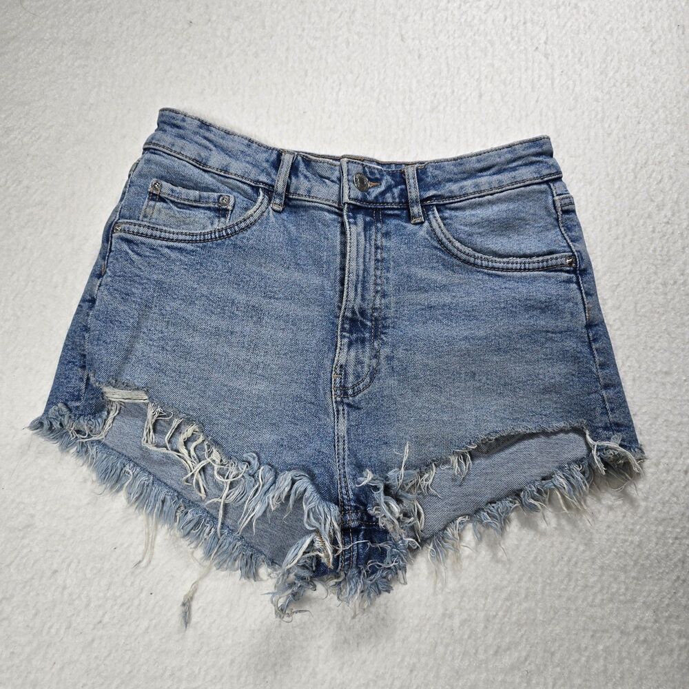 ZARA Women’s Distressed Cutoff Shorts Size 6 SHORT